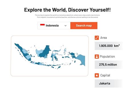 premium vector exploration map series indonesia