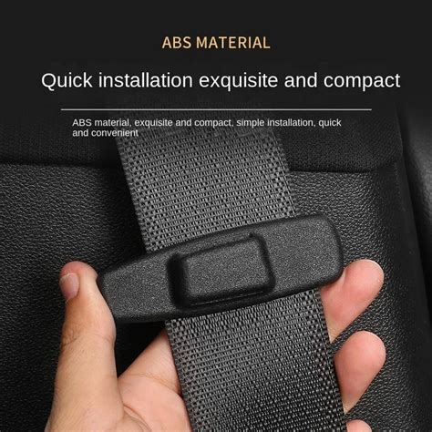 Pcs Universal Strong Car Safety Belt Protection Clip Plastic Seat Belt