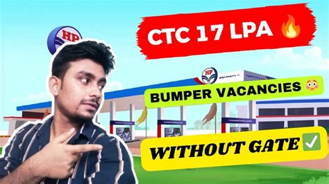 HPCL RECRUITMENT 2023 WITHOUT GATE FRESHERS ELIGIBLE YouTube