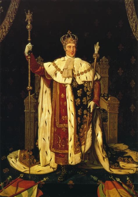 Portrait Of Charles X In Coronation Robes 1829 Jean Auguste