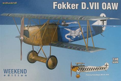 Fokker Dvii Oaw 148 Eduard Weekend Kits