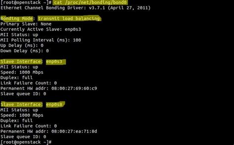 Configure Nic Network Interface Card Bonding In Centos Rhel