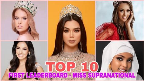 Miss Supranational 2023 Top 10 First Leaderboard YouTube