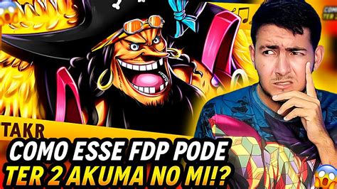 REACT NOVA ERA Barba Negra One Piece Takeru YouTube