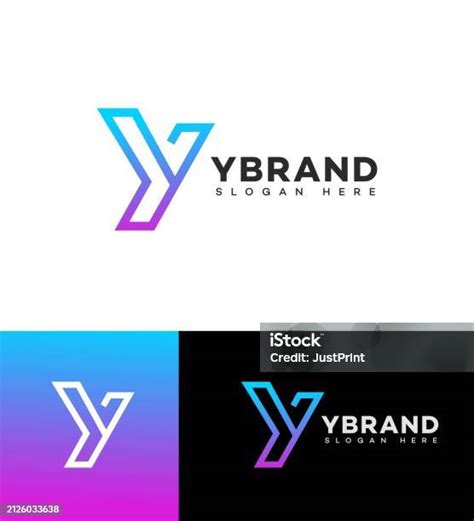 Y Letter Icon Brand Logo Identity Sign Y Letter Symbol Template Stock