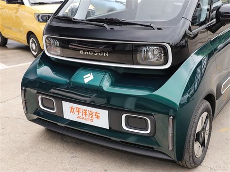 黑色祖母绿宝骏kiwi Ev车头外观图片宝骏kiwi Ev 2021款 设计师6825747太平洋汽车网