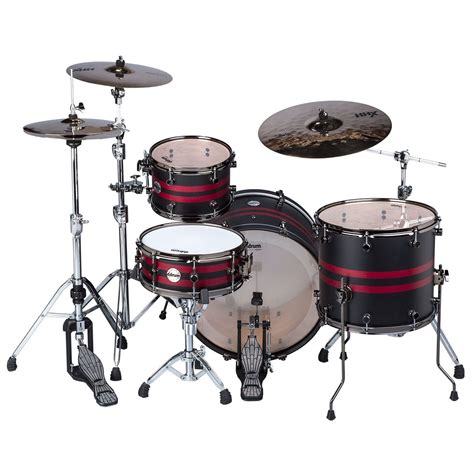 Reflex Rally Sport Satin Black With Red Ddrum