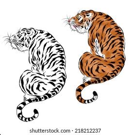 4,468 Japanese tiger drawing Images, Stock Photos & Vectors | Shutterstock