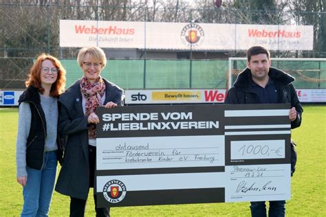 Sv Linx Und Clubhaus Team Spenden Euro F Rderverein F R