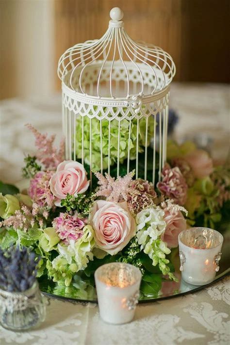 Top Vintage Birdcage Wedding Centerpieces For Deer Pearl Flowers