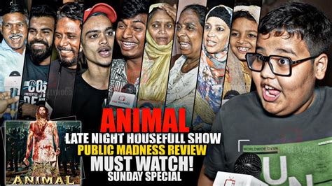 ANIMAL | Sunday LATE NIGHT | Public MADNESS Review | Housefull Show ...