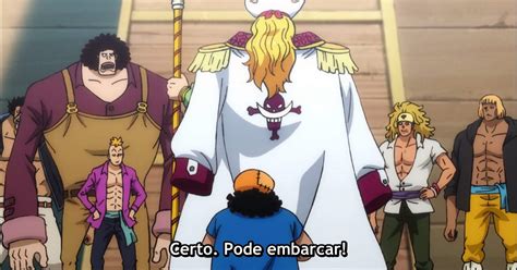 Sobre a entrada do Teach para a tripulação do Barba Branca One Piece