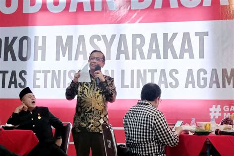 Tolak Politik Identitas Mahfud Md Sebut Kalau Identitas Politik Boleh