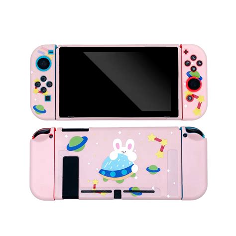 Nintendo Switch Rabbit Protective Shell Ns Cute Flying Saucer Etsy