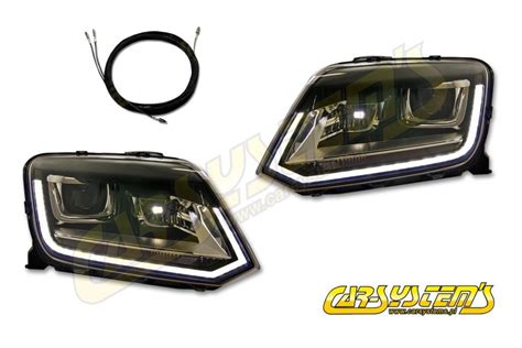 Vw Amarok H Oem Bi Xenon Led Drl Headlights For Uk And Rhd Markets