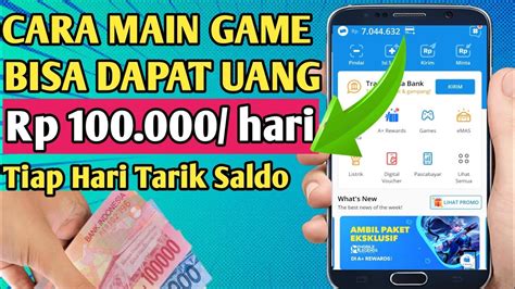 Cara Main Game Dapat Uang Tiap Hari Bagi Pemula YouTube