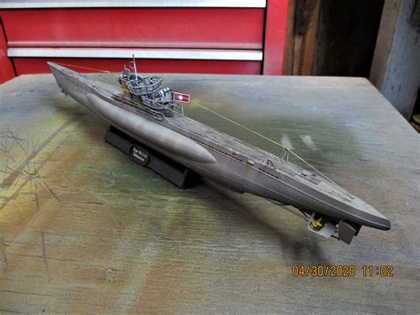 German U Boat Type Viic Atlantic Version Plastic Model Military