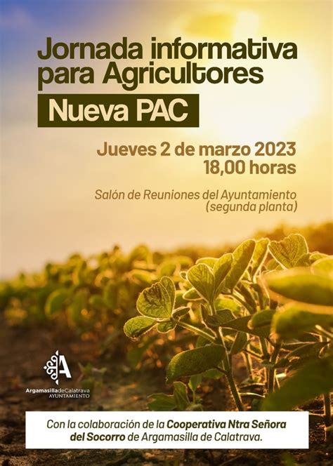 Programada Una Interesante Jornada Sobre La Nueva PAC 2023 2027