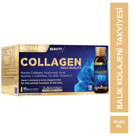 Nutraxin Beauty Gold Collagen X Ml Kolajen Takviyesi Narecza