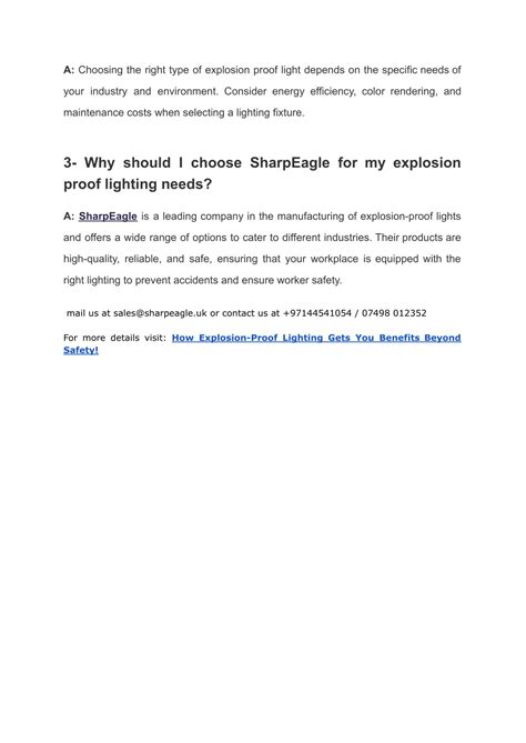 Ppt Explosion Proof Lights Vital For Hazardous Industries Sharpeagle Powerpoint