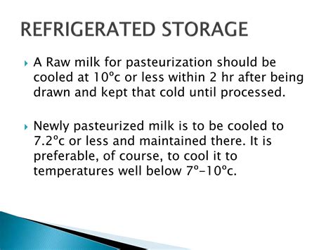 Methods of preservation of milk and milk products | PPTX