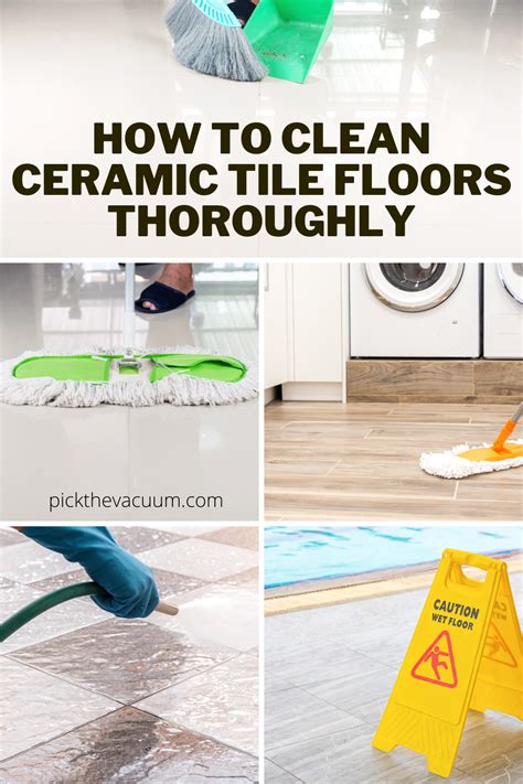 How To Clean Ceramic Tile Floors Thoroughly Cleaning Ceramic Tiles