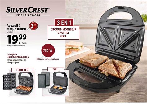 Promo Appareil Croque Monsieur Silver Crest Chez Lidl Icatalogue Fr