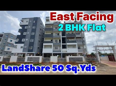 East Facing UDS 50 Sq Yds 1250 SFT Brand New 2 Bhk Flat For