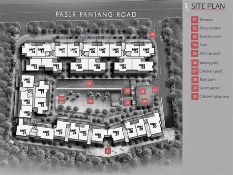 village  pasir panjang site plan