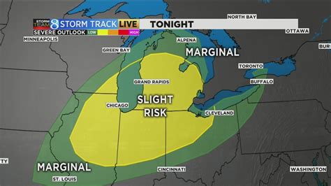 Severe Storms Possible In West Michigan Tonight Youtube