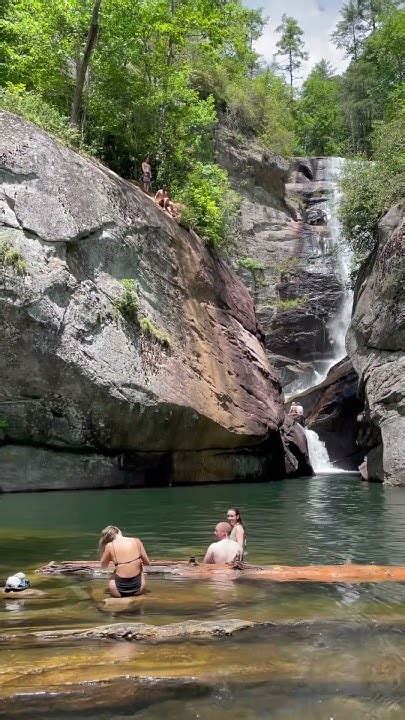 Cliff Jumping Paradise Falls Nc Youtube