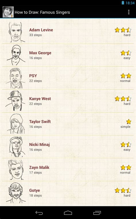 How to Draw: Famous Singers PRO - App on the Amazon Appstore