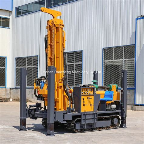 Hydraulic Small Crawler Type Dth Rotary Drilling Rig Borehole Water