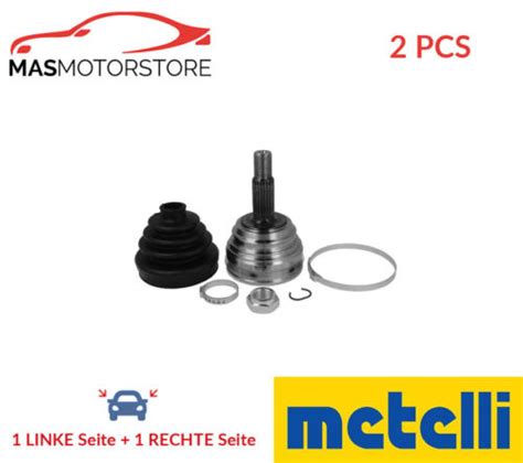 GELENK ANTRIEBSWELLE PAAR WHEEL SIDE METELLI 15 1009 2PCS A NEU OE