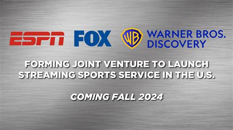 Joint Ventures Announced Between Warner Disney And ESPN FOX Sports