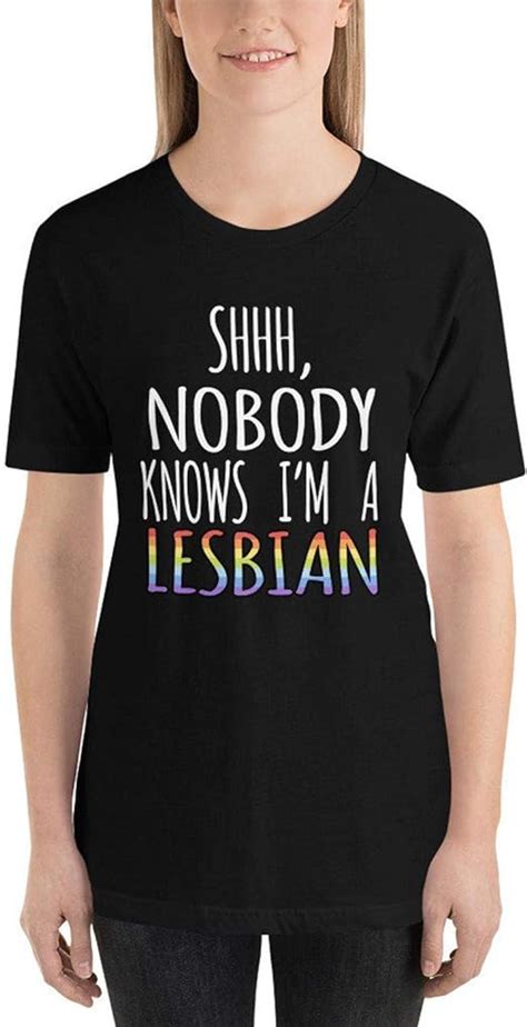 Car Ny Shhh Nobody Knows I M A Lesbian Shirt Lgbt T Shirt Great Gift