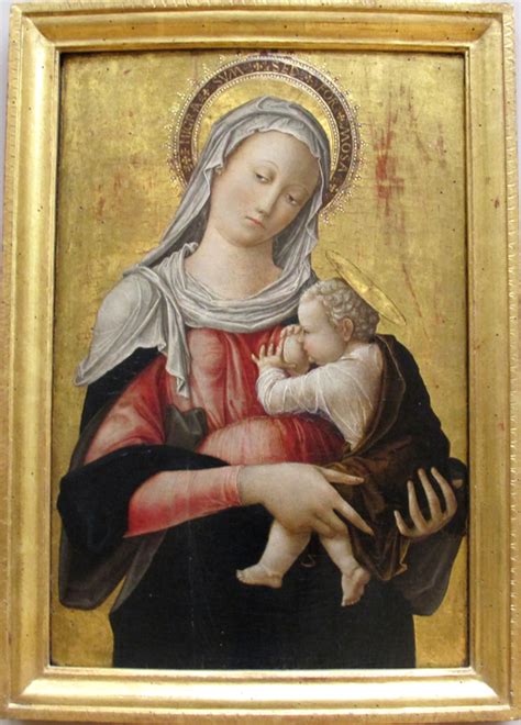 Nursing Madonna Bartolomeo Vivarini Artwork On Useum