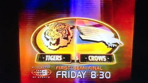 Channel Nine AFL Wizard Cup 2002 Richmond Vs Adelaide Promo YouTube