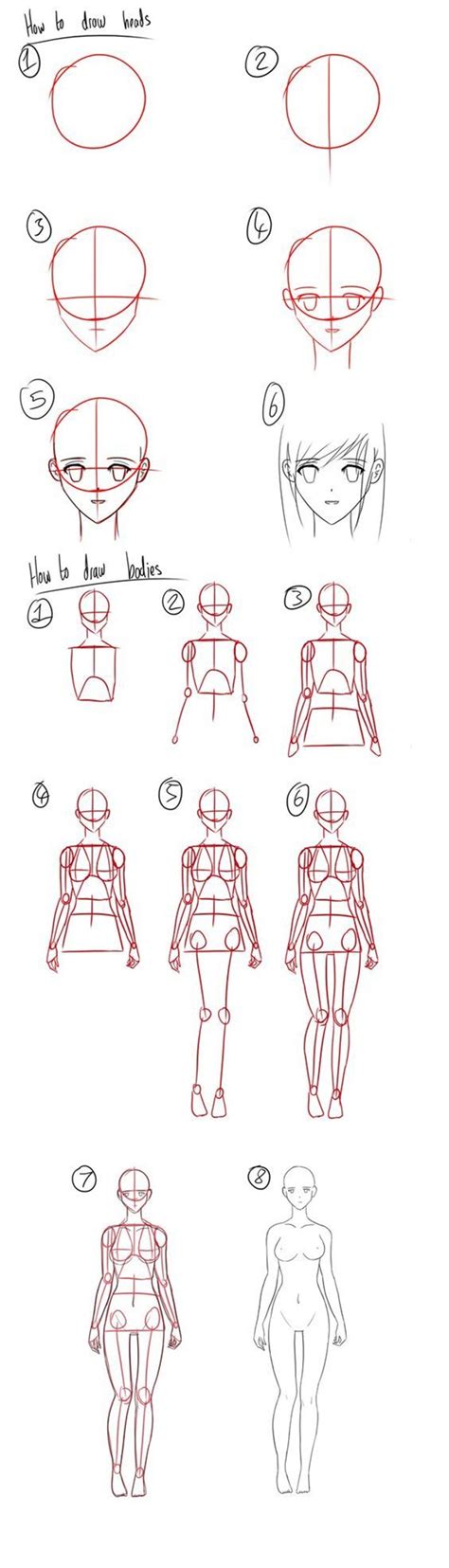 How To Draw Anime Characters Step By Step 30 Examples