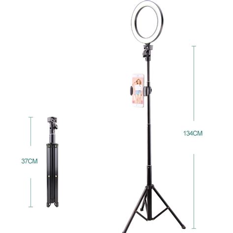 8 Selfie Ring Light With Tripod Stand And Wireless Remote Led Dimmable