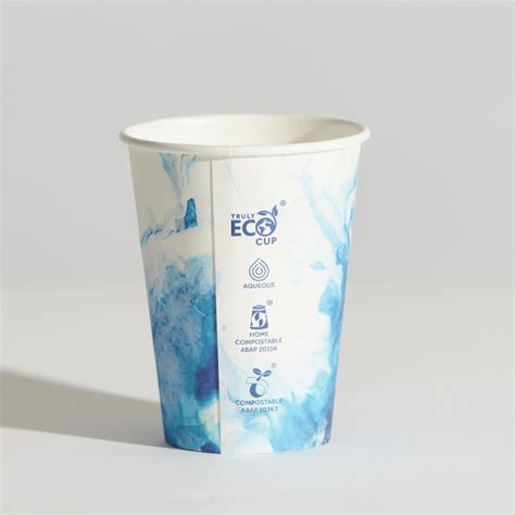 12oz Truly Eco AQUA Cup Pinnacle Packaging