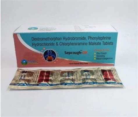 Sepcough Dx Phenylephrine 5mg Chlorpheniramine Maleate 2mg