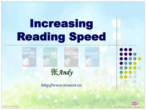 Ppt Increasing Reading Speed Powerpoint Presentation Free Download Id5670666