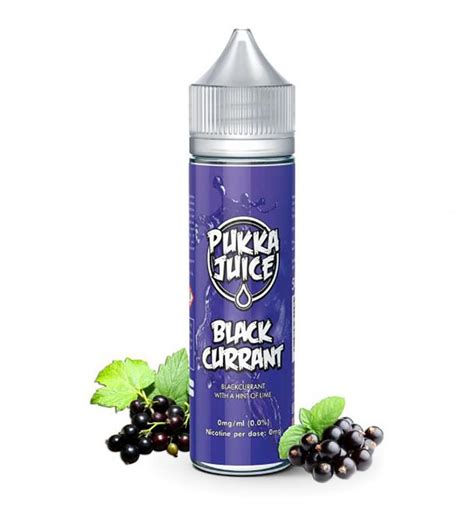 Blackcurrant Pukka Juice Shortfill Ml Pure Vaper