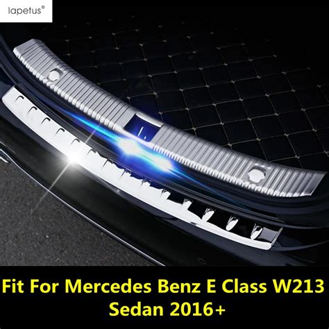 Stainless Accessories For Mercedes Benz E Class E Class W213 Sedan 2016 2021 Door Rear Bumper