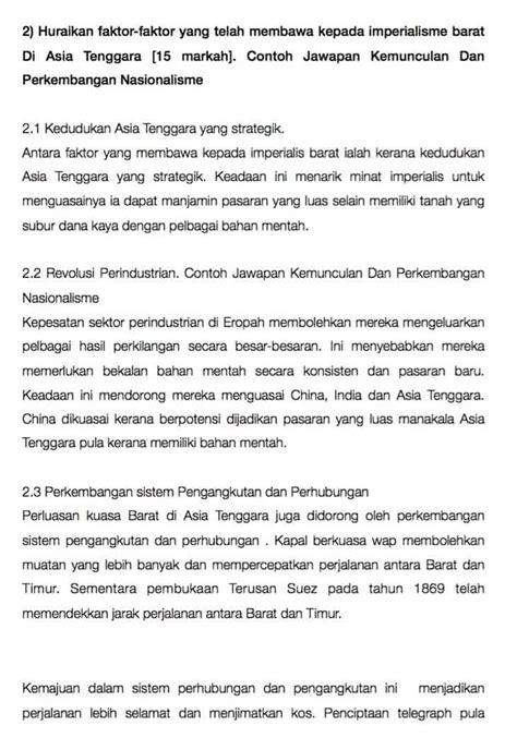 Cara Menjawab Soalan Esei Sejarah Tingkatan 4 Kssm Tips Menjawab Soalan Sejarah Kertas 2 Kssm