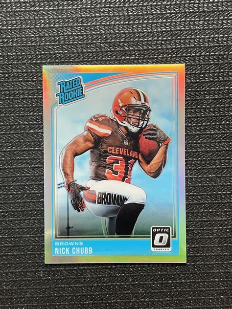 Donruss Optic Rated Rookie Nick Chubb Ebay