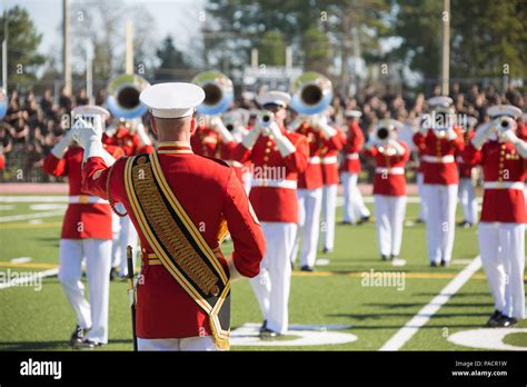 U S Marine Corps Master Sgt Keith G Martinez Drum Major With The