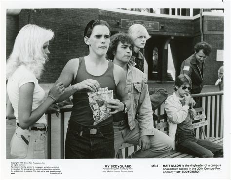 Matt Dillon My Bodyguard 1980 Original Vintage Photo 1 Ebay