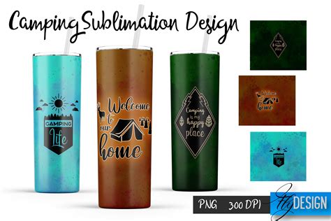 Camp 20 Oz Tumbler Sublimation V5 Graphic By Flydesignsvg · Creative Fabrica